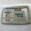 1 Month To Go Pin