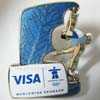 Visa Figure Skate Pin
